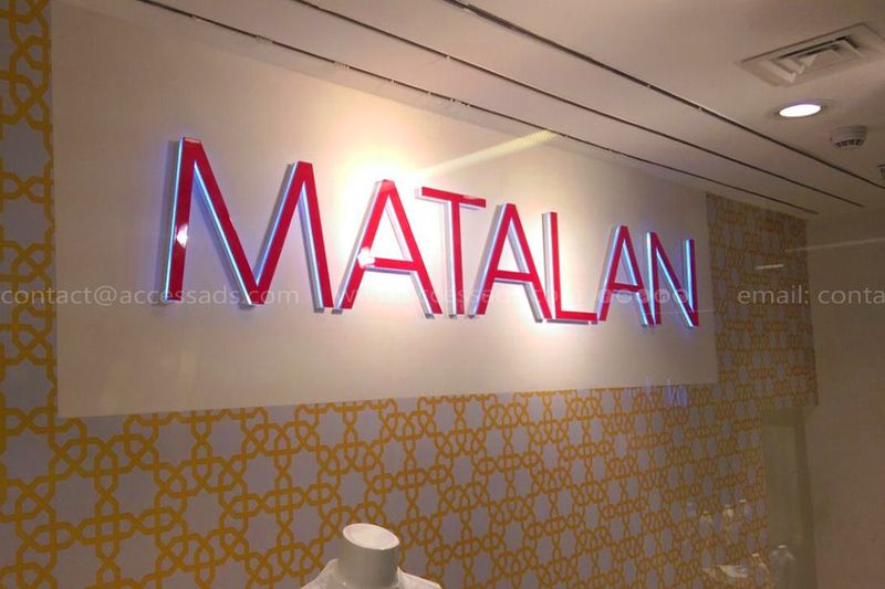 Matalan Store Reception Signage